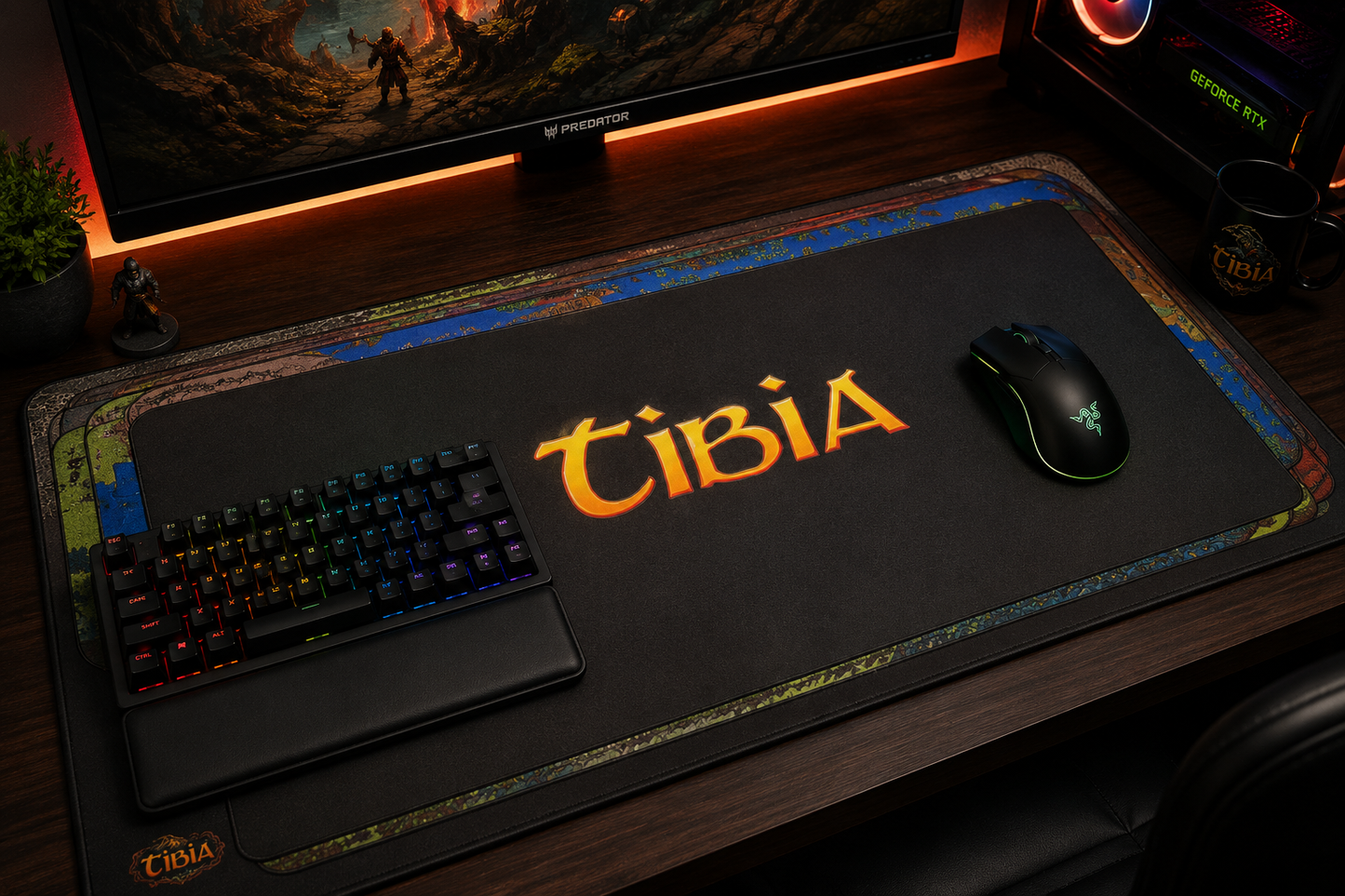 Mouse PAD TIBIA - PROMOCAO BLACK SKULL