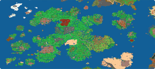 Mouse PAD TIBIA - Mapa Tibia